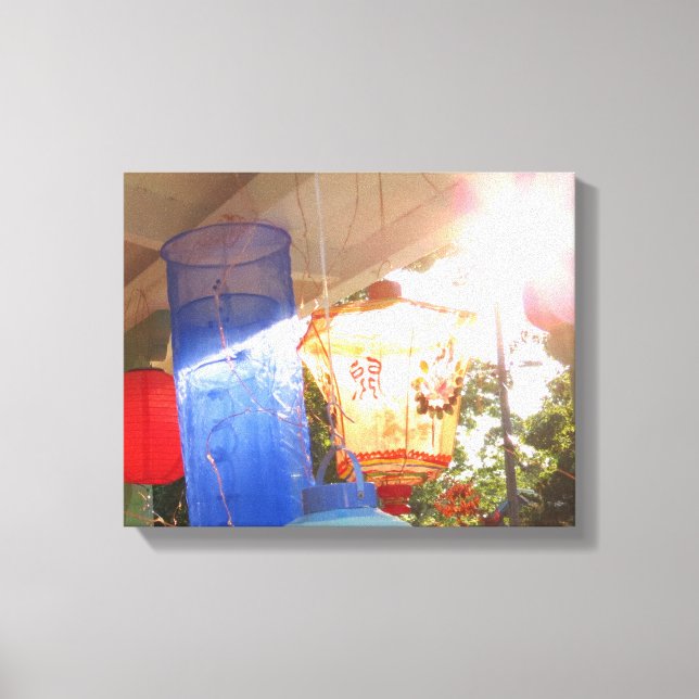 Impressão Em Tela Lanternas de Iluminação Grande - Vineyard de Marth (Frente)