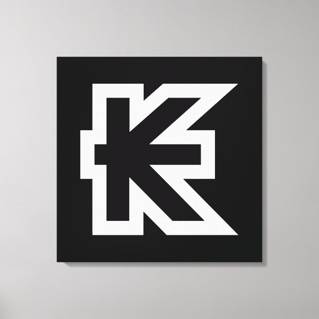 Impressão Em Tela Laos Kip Lao / Sinal de dinheiro do Laos (Frente)