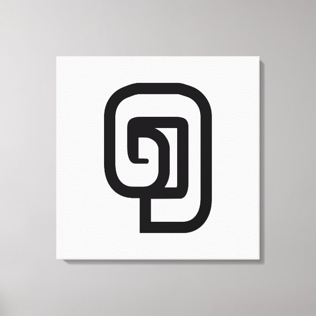 Impressão Em Tela Laos / Laos Número um / 1 / ໑ (Nung/Nueng) (Frente)