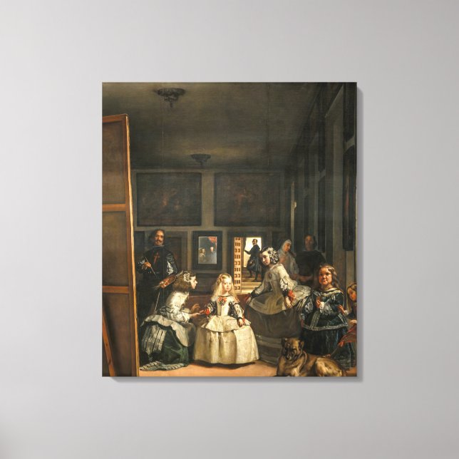 Impressão Em Tela Las Meninas | Diego Velá zquez | (Frente)