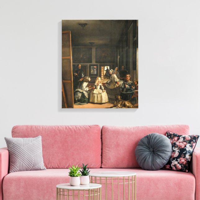 Impressão Em Tela Las Meninas | Diego Velá zquez | (Insitu(Sala de estar))
