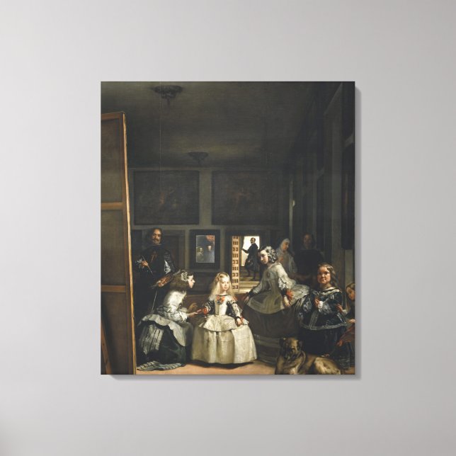 Impressão Em Tela Las Meninas Diego Velázquez Fine Art (Frente)