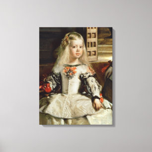 Impressão Em Tela Las Meninas ou família de Philip IV, c.1656