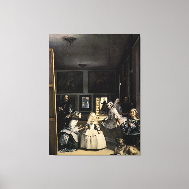 Impressão Em Tela Las Meninas por Velasquez (Frente)