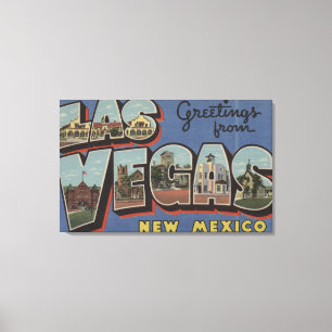Impressão Em Tela Las Vegas, New mexico - grandes cenas 2 da letra