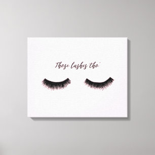 Impressão Em Tela Lash Chat - Aquelas Lashes
