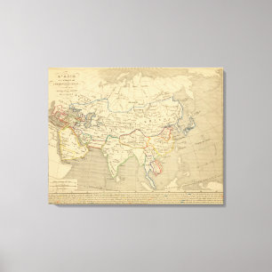 Impressão Em Tela L'Asie, ap 1220 l'an JC