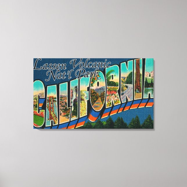 Impressão Em Tela Lassen Volcanic Nat'l Park, CA (Frente)