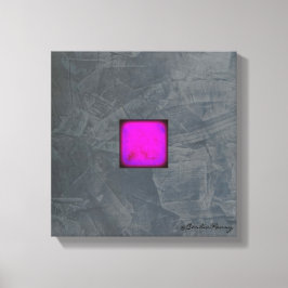 Impressão Em Tela Lavanda Fúcsia Cinza Ardósia Arte Moderna