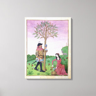 Impressão Em Tela Lavanda, Hellebore, & parente do pepino