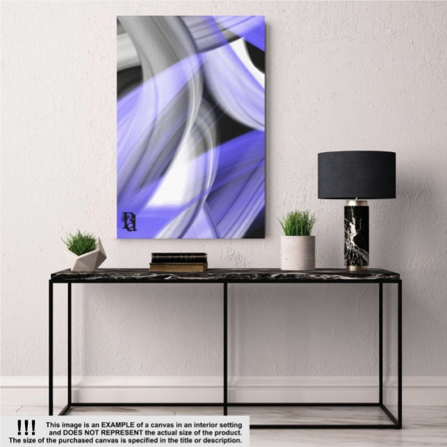 Impressão Em Tela lavanda Tendência da Lua de 18x24" Violet (Criador carregado)