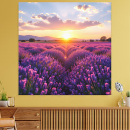 Impressão Em Tela   „Lavendelträume – Ruhe in Violett“  