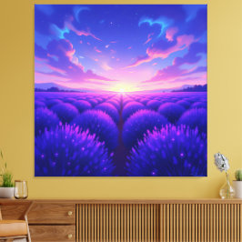 Impressão Em Tela   „Lavendelträume – Ruhe in Violett“  