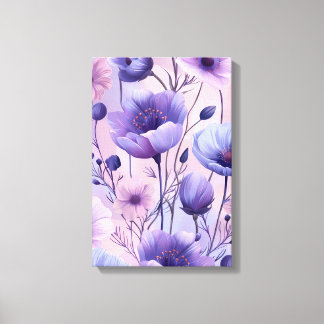 Impressão Em Tela Lavender Bloom: Purple Haze Anemones Print