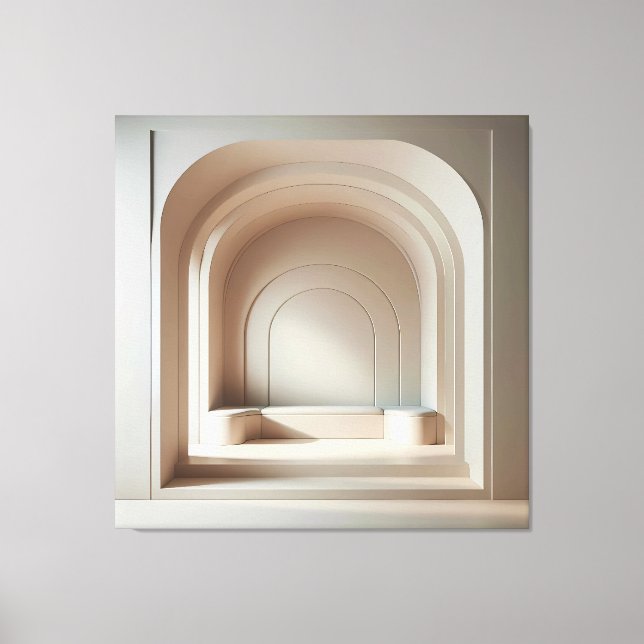 Impressão Em Tela Layered Arch Niche (Frente)