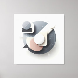 Impressão Em Tela Layered Geometry Spherework