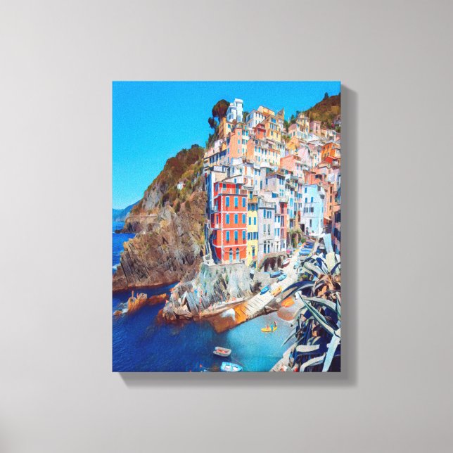 Impressão Em Tela ldp RIOMAGGIORE - Cinque Terre - (Frente)