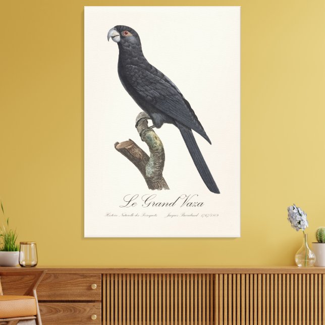Impressão Em Tela Le Grand Vaza / Grande Vasa Parrot (Insitu(Sala de estar))