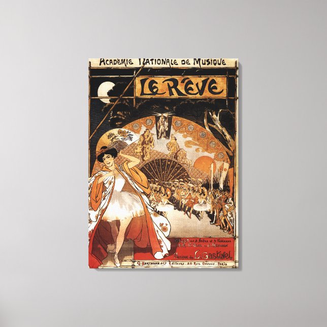 Impressão Em Tela Le Reve Balé Performance Opera House (Frente)