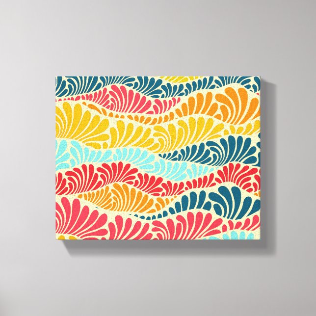 Impressão Em Tela Leafy Mosaic (Frente)