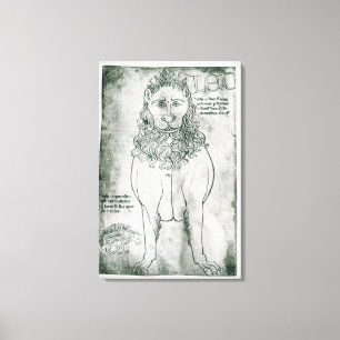 Impressão Em Tela Leão e porco- da Senhora Franco 19093 fol.24v