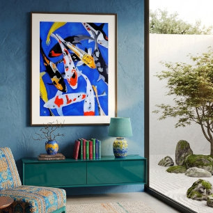 Impressão Em Tela Legado da Pintura Japonesa de Koi por Alfred Fox