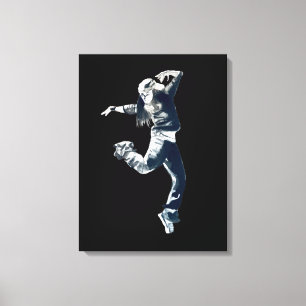 Impressão Em Tela Legal pintura de dançarina de hip hop