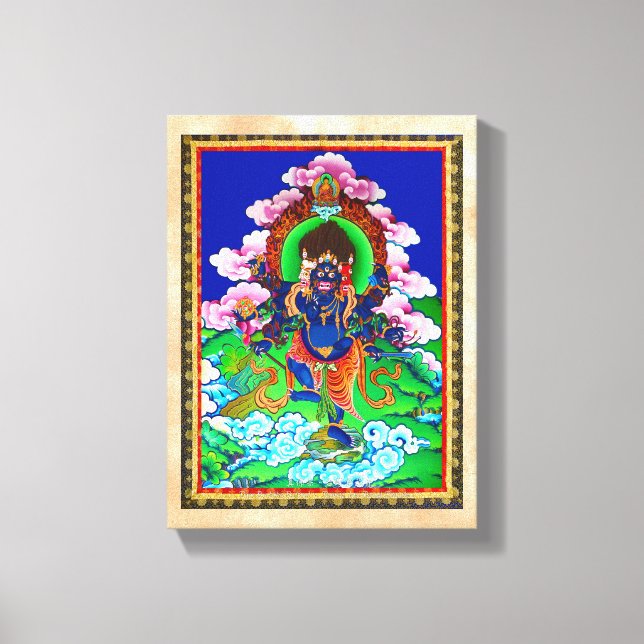 Impressão Em Tela Legal tatuagem oriental tibetana thangka Ucchusma (Frente)