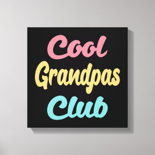 Impressão Em Tela Legal Vovô Clube II