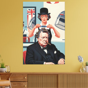 Impressão Em Tela Legal Winston Churchill