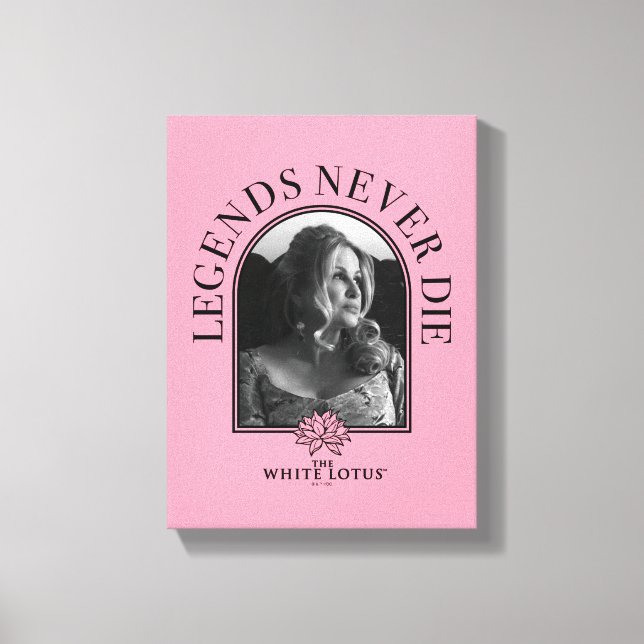 Impressão Em Tela Legendas Nunca Morrem - O Lotus Branco (Frente)