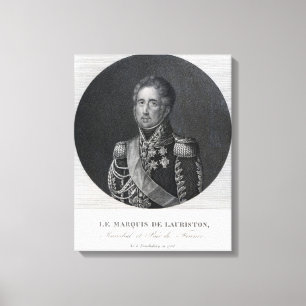 Impressão Em Tela Lei de Jacques, Marquês de Lauriston