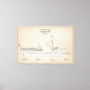 Impressão Em Tela Leitão USCG Amaranth - SBD