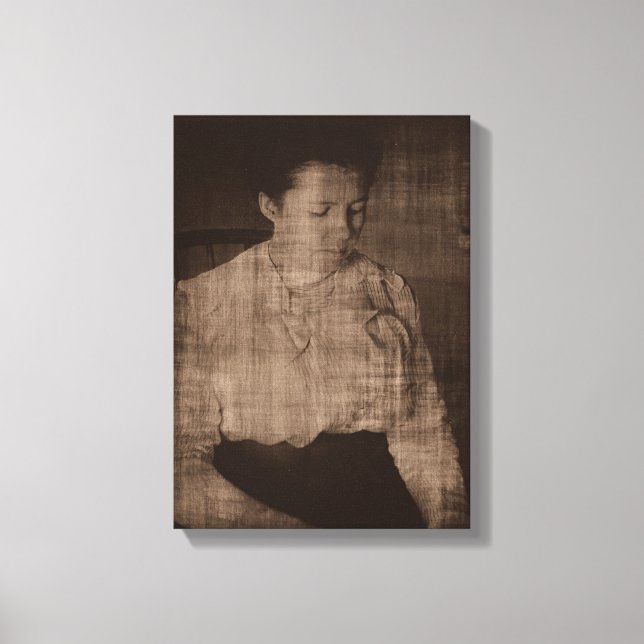 Impressão Em Tela Leitura de Vintage (Frente)