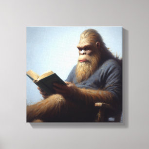Impressão Em Tela Leitura do Pé Grande