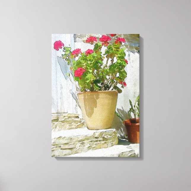 Impressão Em Tela Leitura turca gerânio (Frente)