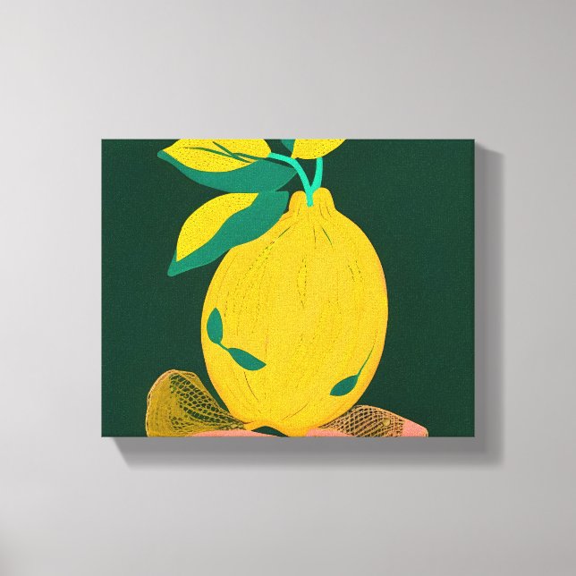 Impressão Em Tela Lemon está fora da bolsa (Frente)