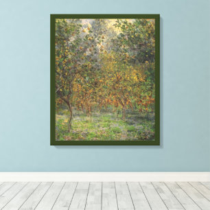 Impressão Em Tela Lemon Grove em Bordighera por Claude Monet