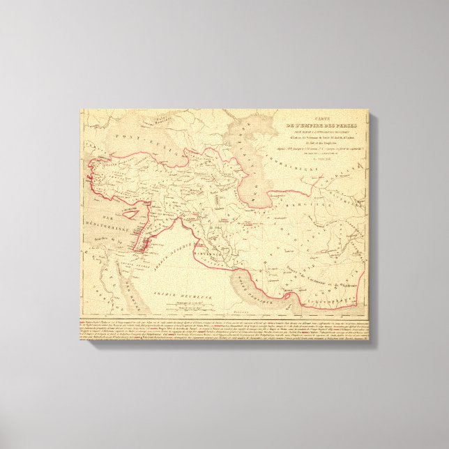 Impressão Em Tela L'Empire des Perses (Frente)