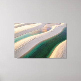 Impressão Em Tela Lençóis Maranhenses Oásis Turquesa Arte Espiritual