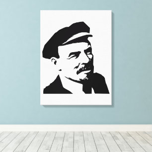 Impressão Em Tela Lenin, URSS, CCCP, União Soviética, Comunismo
