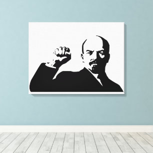 Impressão Em Tela Lenin, URSS, CCCP, União Soviética, Comunismo