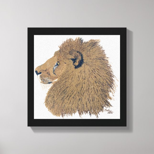 Impressão Em Tela leo leão (Frente)