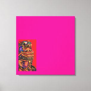 Impressão Em Tela Leões chineses