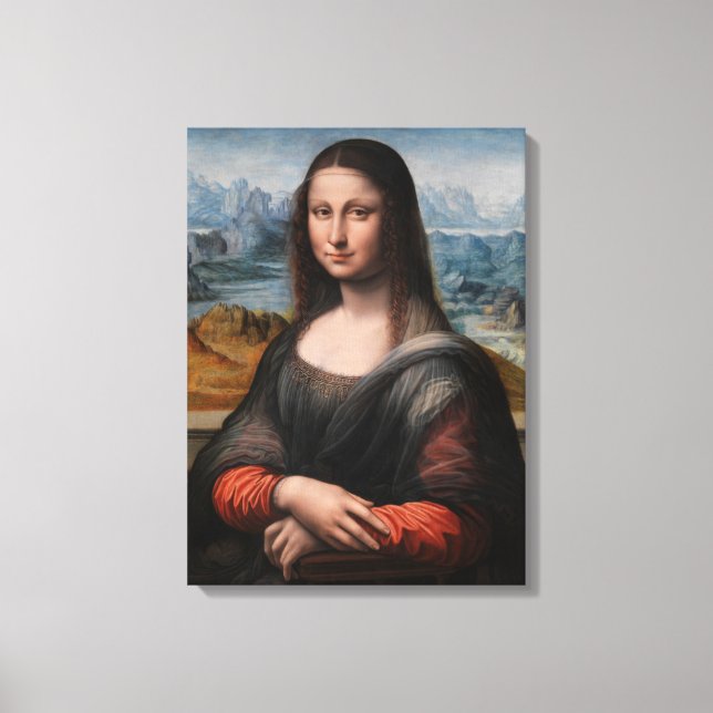 Impressão Em Tela Leonardo da Vinci | Mona Lisa (Frente)
