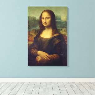 Impressão Em Tela Leonardo Da Vinci, Mona Lisa, La Gioconda
