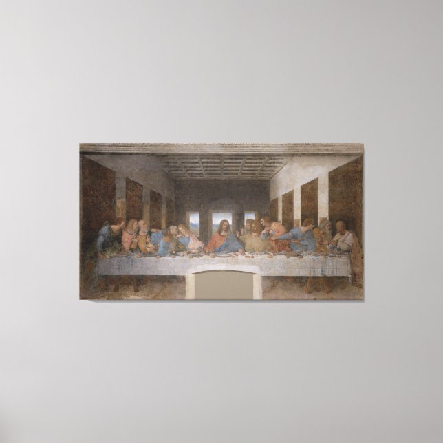 Impressão Em Tela Leonardo Da Vinci - The carga Supper (Frente)