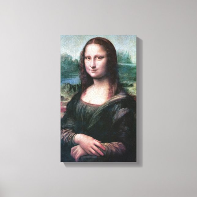 Impressão Em Tela Leonardo Mona Lisa (Frente)