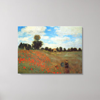 Impressão Em Tela Les Coquelicots por Claude Monet