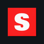 Impressão Em Tela Letra inicial Monograma Estilo moderno Branco verm<br><div class="desc">Você gostaria de ter um produto com as iniciais do seu nome? É muito simples, estética e atraente.</div>